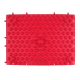 Maxbell Maxbell Reflexology Acupuncture Foot Massage Pad Toe Pressure Plate Mat Red