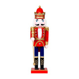 Wooden Nutcracker Ornament Art Statue for Birthday Gift Bedroom Party Favors