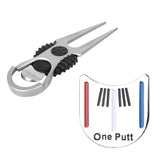 Maxbell Golf Divot Green Pitch Repair Tool + Putting Alignment Ball Marker Hat Clip