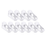 Maxbell 3x10Pcs Transparent Baby Shoe Stretcher Professional for Socks Store 12cm