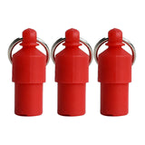3x Lightweight Pet Dog ID Tag Tube for Puppy Address Label Tube Anti Lost Red - Aladdin Shoppers