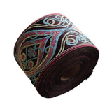 Maxbell Jacquard Ribbon 5Meters Boho Decorative Lace Trim for DIY Clothes Bed Sheet 9cm width x 5m