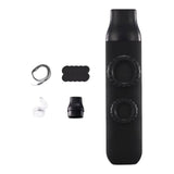 Maxbell Kazoo Double Hole Musical Instrument for Hikes Picnic Backpacking Adventures black