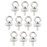Maxbell 20Pieces Sterling Silver 925 Pendant Clasp Pearl Bail Pins Connector 4mm 5mm - Aladdin Shoppers