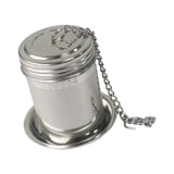 Maxbell Maxbell Tea Steeper Basket Infuser Slim Threaded Lid Filter Tea Drain for Seasonings Small round hole