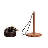 Maxbell Wrist Yarn Ball Holder Yarn Dispenser for Crocheting for DIY Sewing Handmade Dark Wood