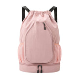 Maxbell Tennis Backpack Portable Badminton Racket Bag for Men Gym Outdoor Activities Pink