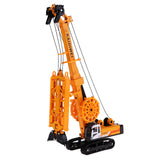 Maxbell 1:64 Simulate Alloy 360 Degree Rotary Head Drilling Rig Model Toy Yellow