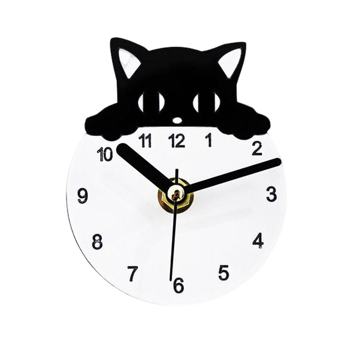 Maxbell Maxbell Cat Fridge Magnet Clock for Home Kitchen Fridge Clock Refrigerator Decor