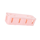 Maxbell Cable Power Plug Storage Box Cable Organizer for Desktop Apartment Farmhouse Pink