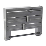 Maxbell Foil and Plastic Wrap Organizer Convenient Versatile with Paper Towel Holder