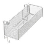 Maxbell Bedside Shelf Office Cubicle Wall Hanging Organizer for Phone Bedroom Tissue White A