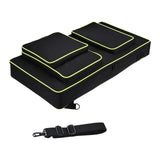 Maxbell Storage Bag Carrying Case Protective Multi Pockets DJ Gear Storage Organizer