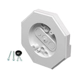 Maxbell Siding Mounting Block Set Light Fixture Mounting Bracket for Kitchen Outdoor White