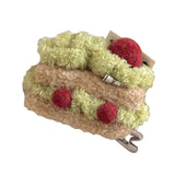 Maxbell Cute Hair Clip Cake Shape Headpiece Plush Dessert Clip for Women Girls Party Style D