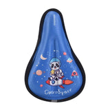 Maxbell Kids Bike Seat Cushion Cover for Boys Girls Thickened Bicycle Seat Protector Blue