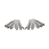 Maxbell 2 Pieces Gutter Downspout Diverters Down Spout Extenders for Lawn White
