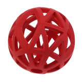 Maxbell Pet Dog Cat Chewing Toy Interactive Training Ball Exercise Toy Red - S - Aladdin Shoppers