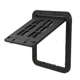 Maxbell Pet Screen Door for Doors and Wall Doggy with Screws 2 Ways Locking Cat Door S Black