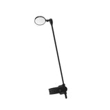 Maxbell Bike Helmet Mirror Aluminum Alloy Rod Easy to Install Turnable Convex Mirror Black