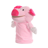 Animal Hand Puppet Sensory Toy Funny Practicing Education Toy Game Plush Toy Pink