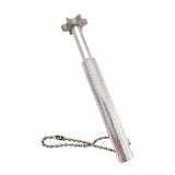 Maxbell Golf Club Groove Sharpening Regrooving Cleaning Tool for Optimal Backspin Silvery