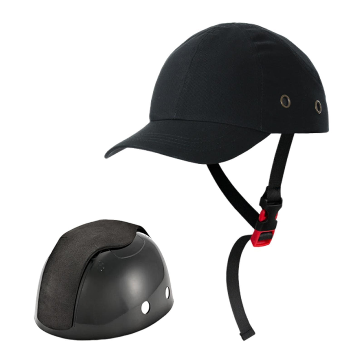 Maxbell Baseball Bump Hat Shockproof Men Baseball Cap for Hiking Backpacking Cycling Black