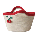 Maxbell Crochet Tote Bag Crochet Purse Portable Clutch Bag for Seaside Beach Outdoor