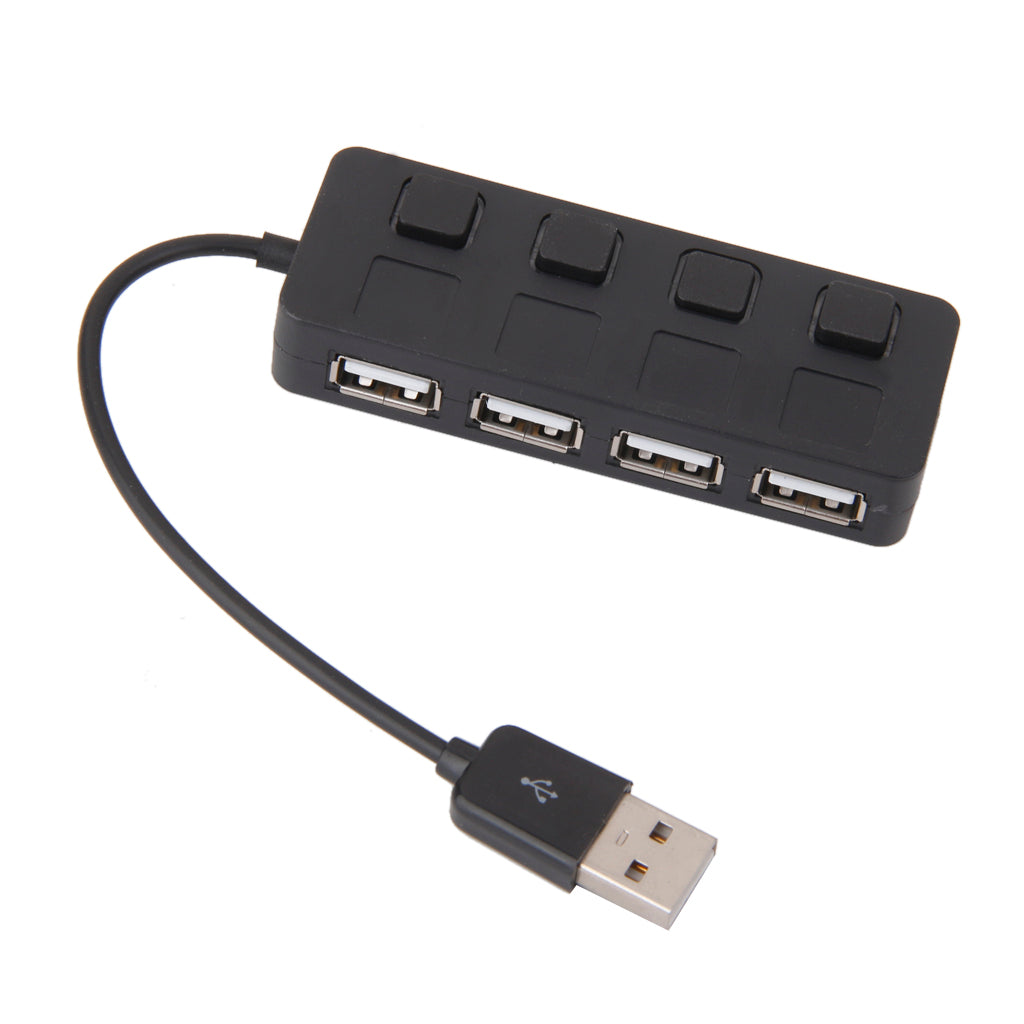 Maxbell High Speed 4 Port USB 2.0 Multi HUB Splitter Expansion for Desktop PC Laptop