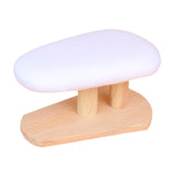 Maxbell Mini Ironing Board Compact with Wood Base for Craft Rooms Household Handling White 29cmx18cmx15cm