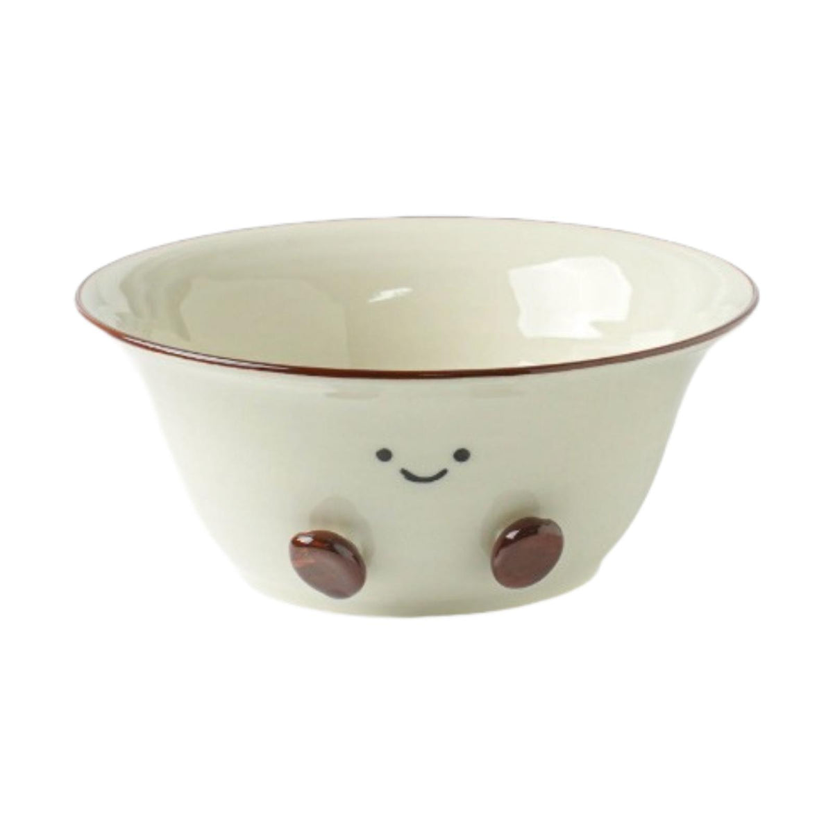 Maxbell Ceramic Salad Bowl Multipurpose Simple Dessert Bowl for Household Restaurant