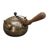 Maxbell Side Pot for Tea Making Coffee Single Handled Pot for Living Room Home Bronze