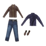 Maxbell 1/6 Scale Soldiers Trendy Leather Set for Phicen 12in Action Figure Doll C