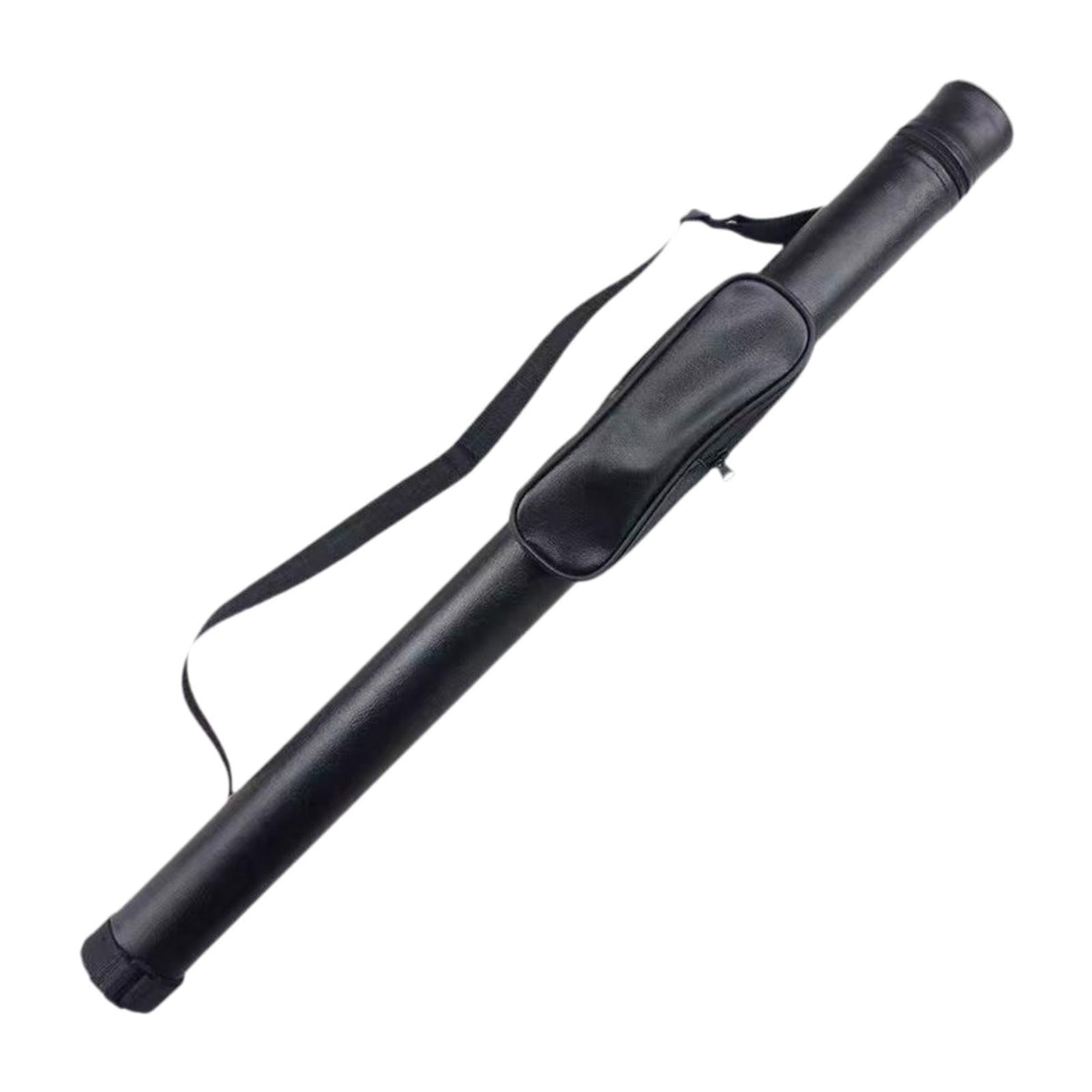 Maxbell Pool Cue Case Storage Box Adjustable Strap 1/2 Billiard Sticks Carrying Case