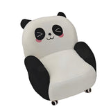 Maxbell 2in1 Kids Cartoon Sofa Bed, Soft Plush, Solid Wood, Safe & Space-Saving Panda Roller