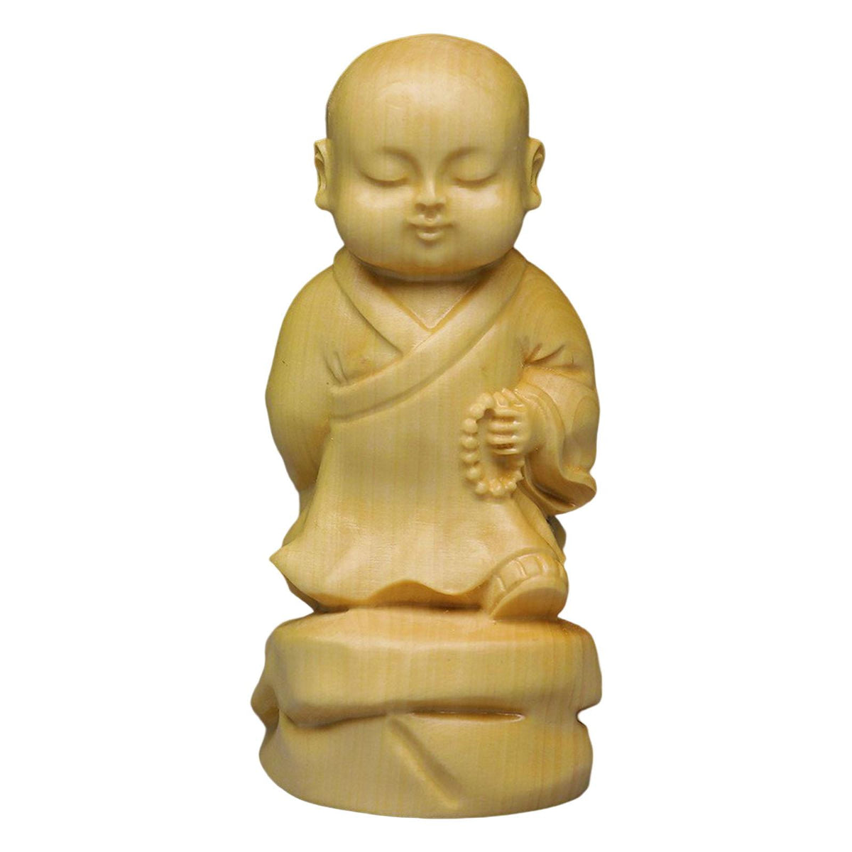 Maxbell Maxbell Car Dashboard Figurine Sculptures Standing Monk Statue for Home Office