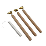 Maxbell 3Pcs Fine Line Fluid Writer Paint Applicator Pens Writing Stem Cleaning Tool