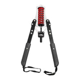 Maxbell Arm Exerciser Nonslip Arm Strength Bar for Beginners and Professionals Bicep red