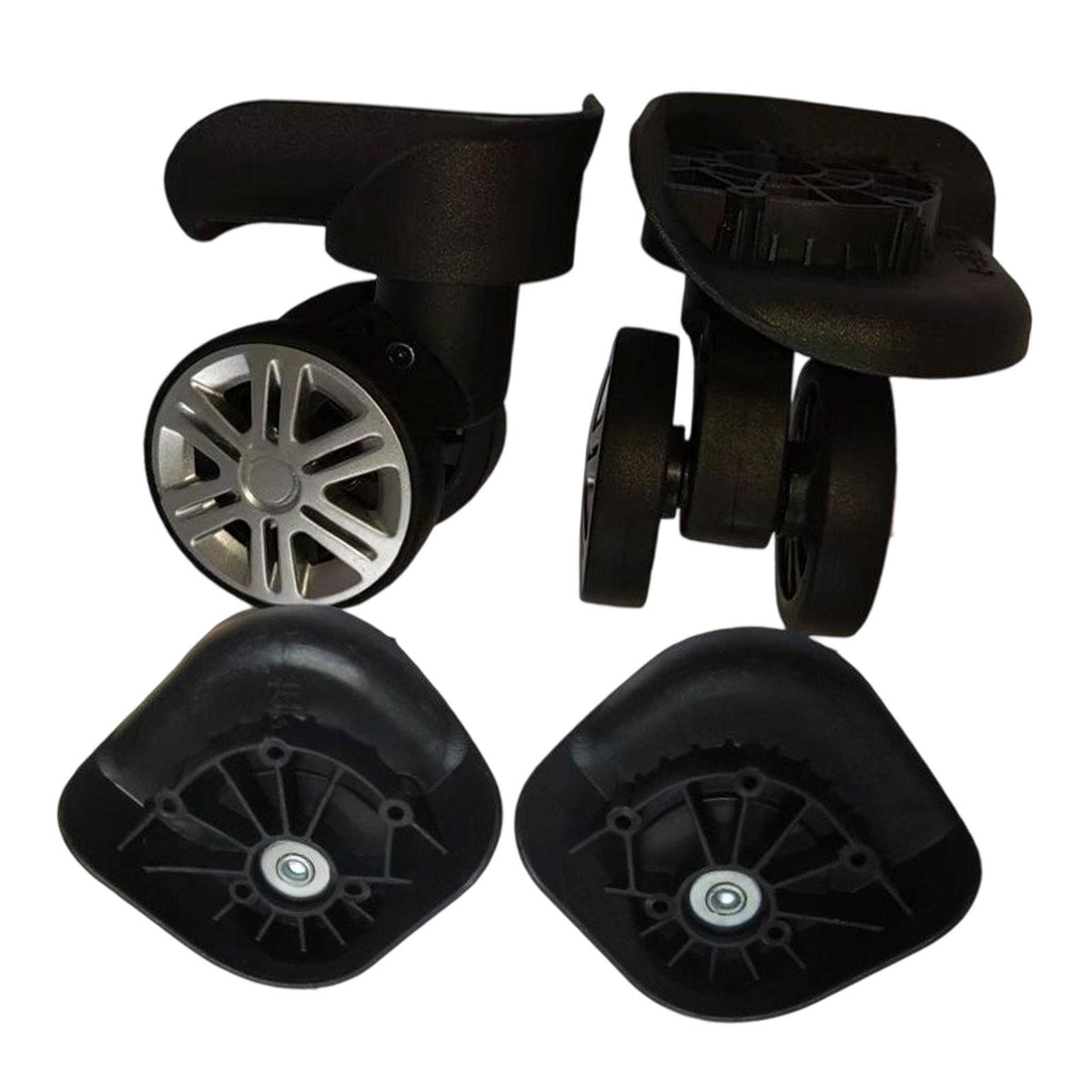 Maxbell 2Pcs Luggage Suitcase Wheels Wear Resistant Easy Installation Swivel Casters S