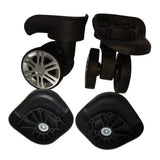 Maxbell 2Pcs Luggage Suitcase Wheels Wear Resistant Easy Installation Swivel Casters S