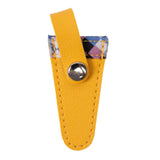 Maxbell Crafts Scissors Case PU Leather Sewing Tool Embroidery Scissors Storage Case Yellow