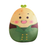 Maxbell Cartoon Potato Stuffed Toy Potato Plush Toy for Living Room Desktop Festival Green 20cm