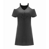 Maxbell Maxbell Women's Off The Shoulder Dress Spring Clothing for Travel Walking Daily Wear S