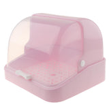 Maxbell Milk Bottle Organizer Baby Bottle Dishes Container Food Storage Box Pink - Aladdin Shoppers