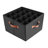 Maxbell Shoe Storage Organizer Foldable Case Shoes Container for Loafers Heels Flats Black