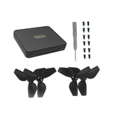 4 Pieces Spare Parts with Screws Mini Box Propellers Blade Props Box for Neo Black