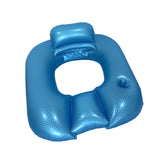 Maxbell Inflatable Pool Float for Adults Toy Pool Lounger for Summer Water Traveling Blue