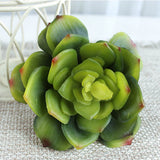 Maxbell Artificial Succulent Snow Lotus Floral Foliage Fake Plant Home Party Decor