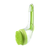 Maxbell Dog Bath Brush SPA Removes Loose Hair Pet Grooming Brush for Puppy Cats Dogs Green