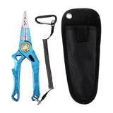 Maxbell Maxbell Multifunctional Long Nose Fishing Plier Hook Remover Wire Line Cutter Blue